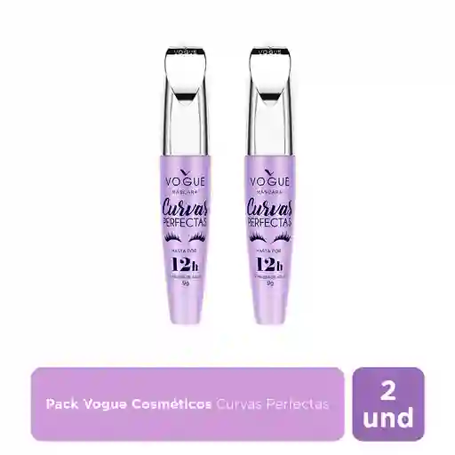 2 x Pestañina Vogue Pestañas Curvas Perfectas