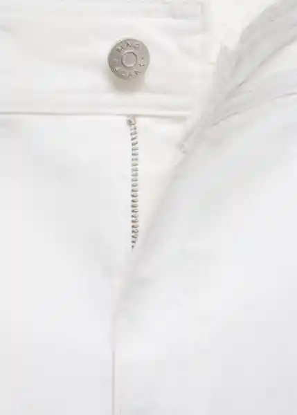 Jean Catherin Blanco Talla 34 Mujer Mango
