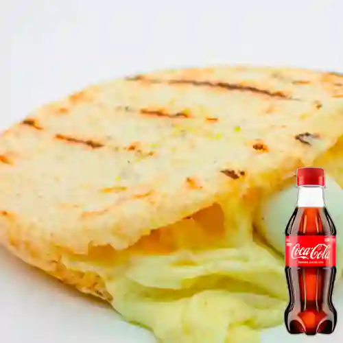 Combo Arepa Huevo de Codorniz +Cocacola Orig 250ML
