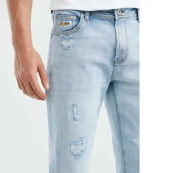 Jean Straight Fit Morrison Azul Claro Talla 34/34 Chevignon