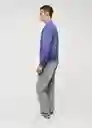 Buzo de Sudadera Nole Lavanda Talla XXL Hombre Mango