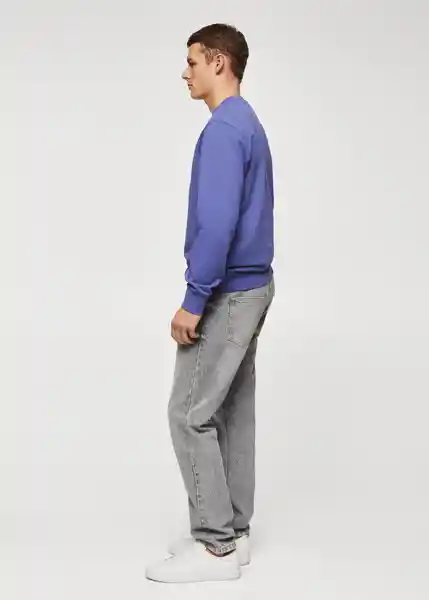 Buzo de Sudadera Nole Lavanda Talla XXL Hombre Mango