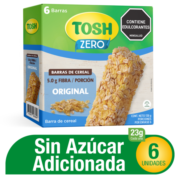 Tosh Barras de Cereal Lyne sin Azúcar Adicionada 138 g