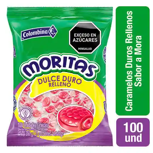 Moritas Dulce Duro con Relleno Líquido