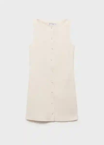 Vestido Tiko Crudo Talla XS Mujer Mango