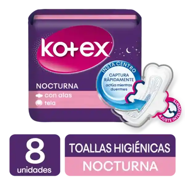 Kotex Toalla Femeninas Nocturna