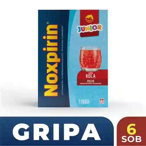 Noxpirin Junior Gripa x 6 Sobres