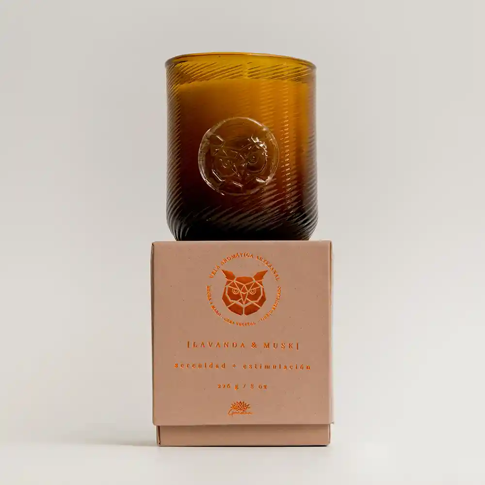 Gandha Vela Aromática Artesanal Lavanda y Musk 226