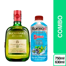 Combo Buchanan's Deluxe 750 mL + Suerox Mora Azul