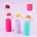 Vaso de Vidrio Serie Rosado Miniso