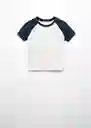 Camiseta Insti Celeste Talla 20 Teen Niñas Mango