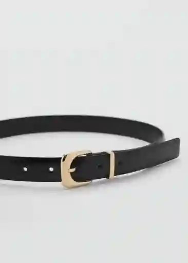 Cinturón Maxima Negro Talla S Mujer Mango