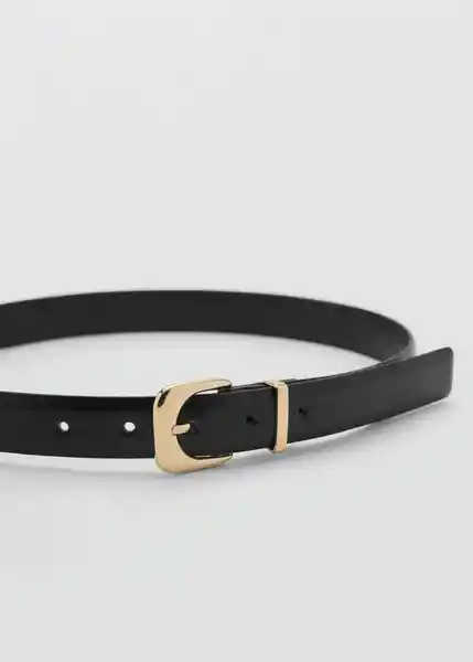 Cinturón Maxima Negro Talla S Mujer Mango