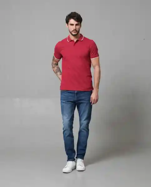 Camiseta Polo Hombre Rojo L 190G010_ROJ191557 Rifle