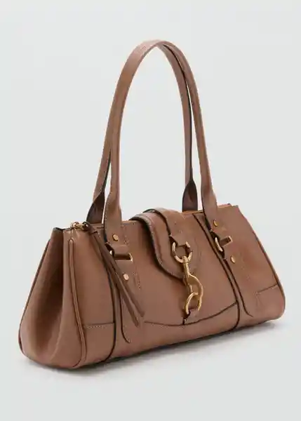 Bolso M Amazona Caramelo Talla 99 Mujer Mango