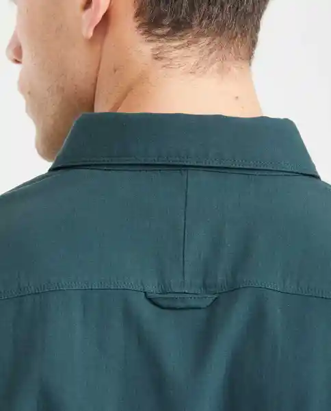 Camisa Utility Details Verde Boa Oscuro Talla L Chevignon