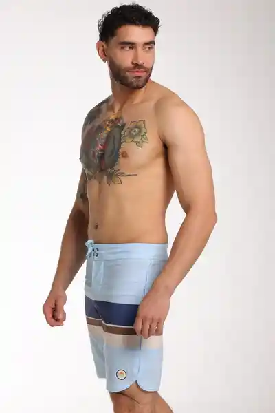 Pantaloneta Banzai Line Scallop Hombre 18 Talla 34 Oneill