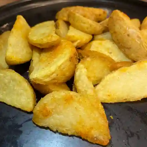 Adición de papas rusticas
