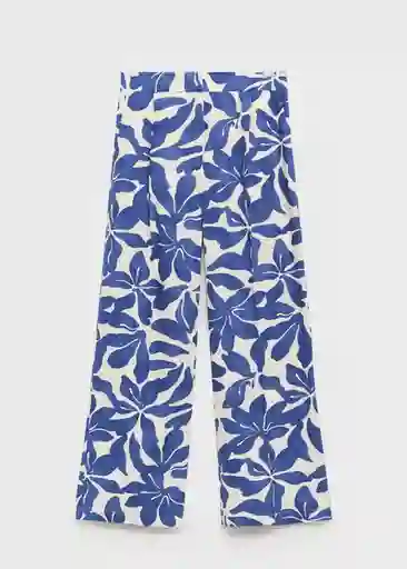 Pantalón Jamie Azul Talla 36 Mujer Mango
