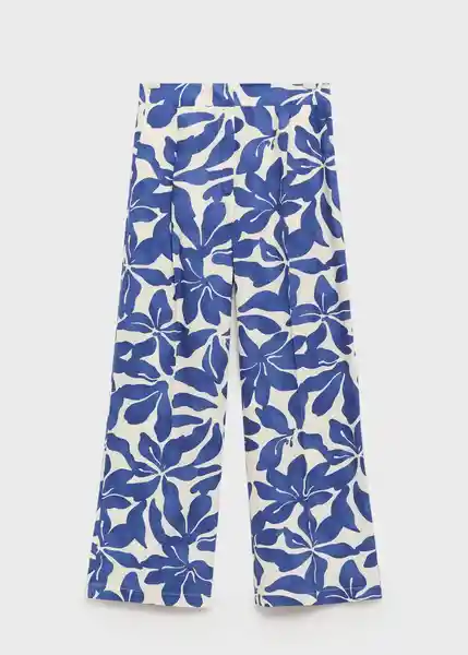Pantalón Jamie Azul Talla 36 Mujer Mango