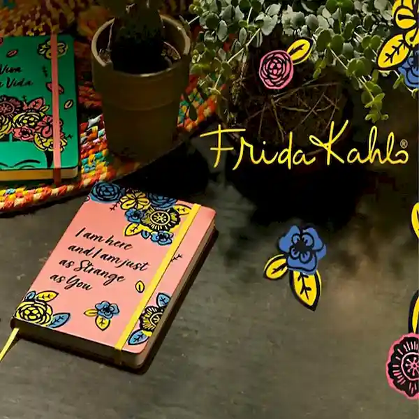 Inkanta Cuaderno Frida Kahlo Rosa Rayas