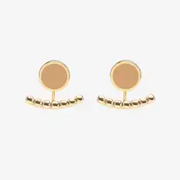 Bangle up Aretes Comete Camel Dorado