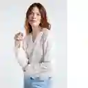  Camisa Karim Mujer Crudo Marfil Claro Talla M Naf-Naf 