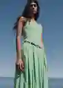 Vestido Minty Menta Talla S Mujer Mango