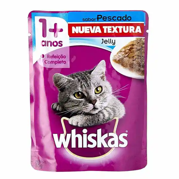 Whiskas Alimento Húmedo Gato Jelly Pescado