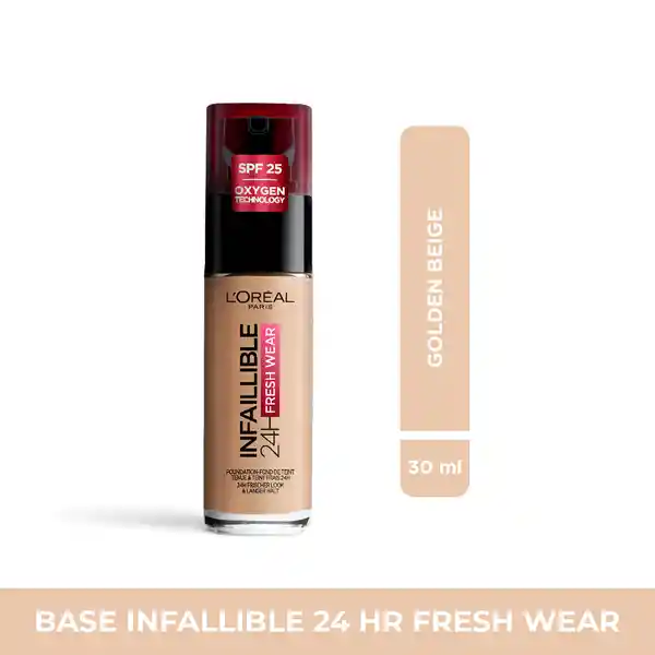 Base Líquida L’Oréal Paris Infallible Pro Matte 140 Golden Beige   30 ml