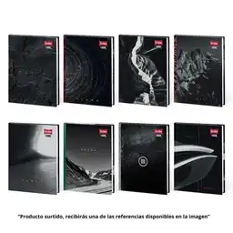 Scribe Cuaderno Inblack Rayado Cosido Tapa Dura