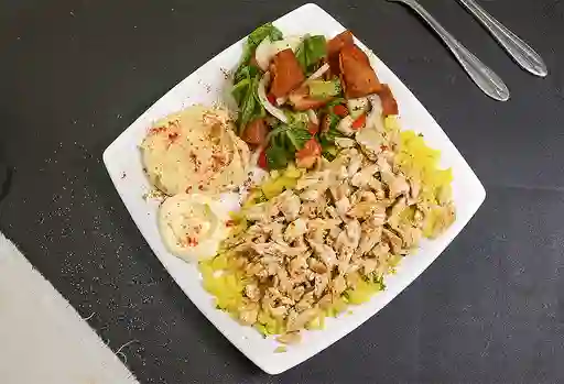 Plato Shawarma de Pollo