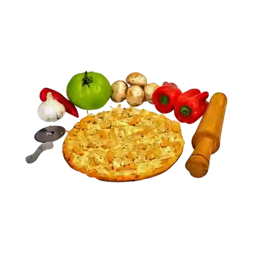 Pizza Camarón y Pollo
