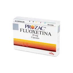 Prozac 20 20Mg Caja X 28 Capsulas Fluoxetina
