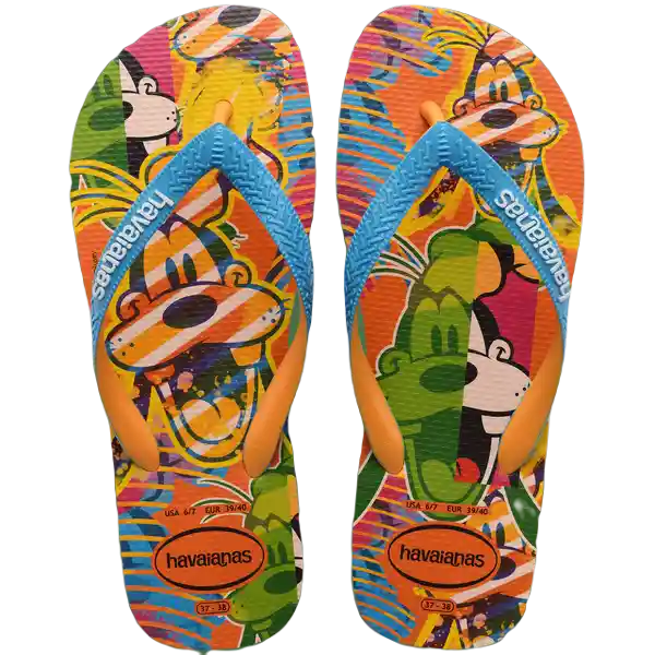 Sandalias Disney Stylish Naranja Citrus T. 38 4123500 Havaianas