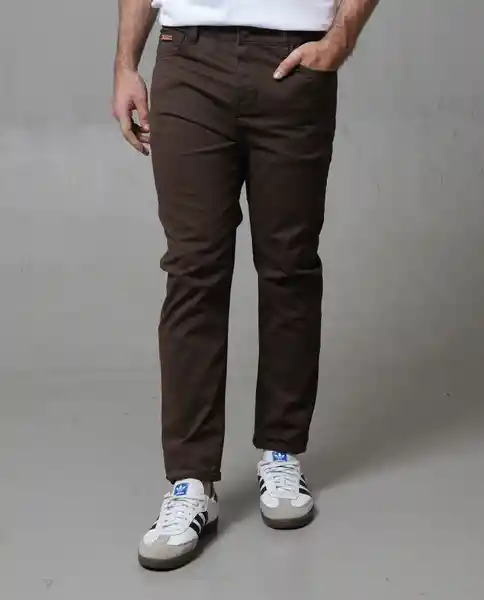 Pantalón Hombre Café Talla 28 160G101_CAF190814 Rifle