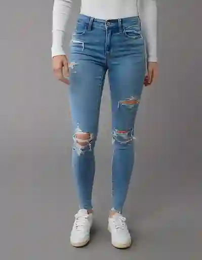 Jean Mujer Azul Talla: 12 REGULAR 5236947 American Eagle