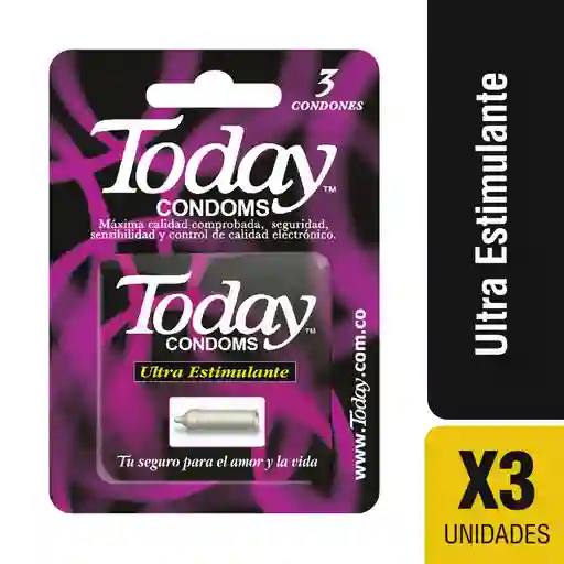 Today Condones Ultra Estimulante 