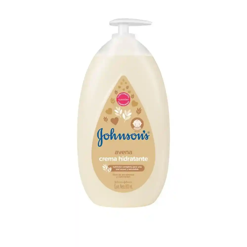 Crema Corporal Bebé JOHNSON'S Avena 800 ML