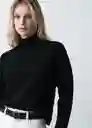 Tejido Mujer Negro Puro Ultraoscuro Talla M 083G066 Naf Naf