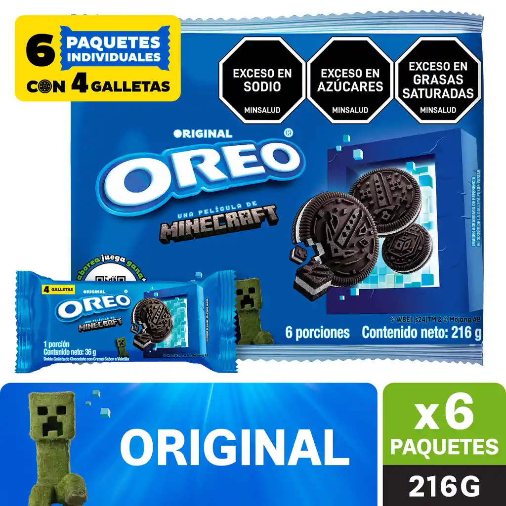 Oreo Galletas Original 36 g