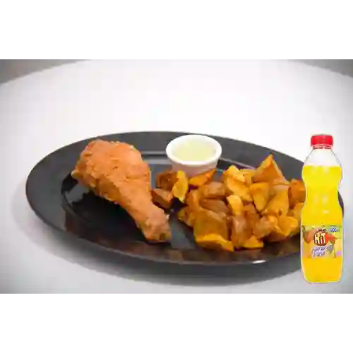 Combo Muslo Apanado + Hit Naranja Piña 500 ml