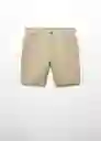 Bermuda Carp Khaki Talla 42 Hombre Mango