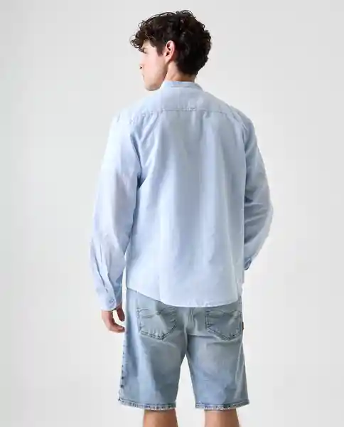 Camisa Hombre Azul Talla M 812G500_AZU144115 Americanino