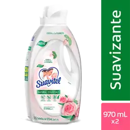 Suavizante Suavitel Naturals Agua de Rosas 970ml x2und