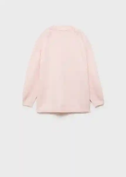 Abrigo Cardigan Tique Rosa Palo Talla 14 Niñas Mango