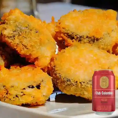 Combo Ikayaki Roll + Club col. Roja Lta 330ml