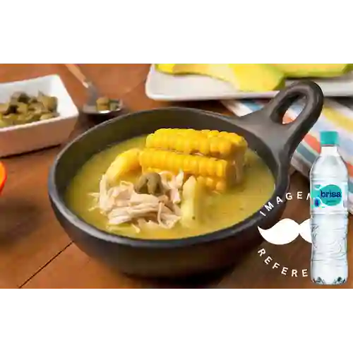 Combo Sopa de Ajiaco Grande + Brisa Sin Gas 600ML
