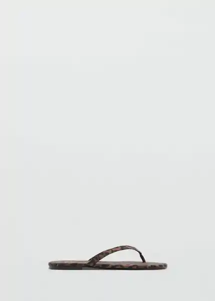 Sandalias Chiqui Negro Talla 36 Mujer Mango