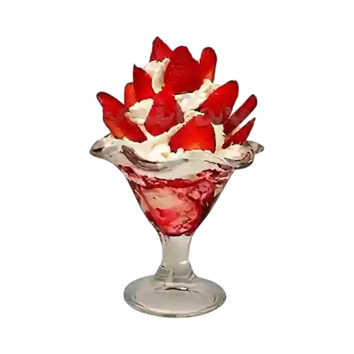 Fresas con Crema Pequeña